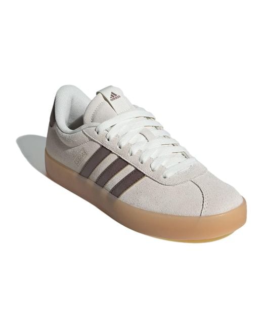 Adidas White (Wmns) Vl Court 3.0 Gum'