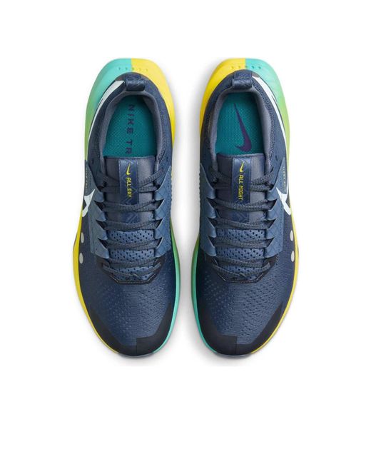 Nike Blue Zoomx Zegama 2 'Thunder Diffused Opti Glacier' for men