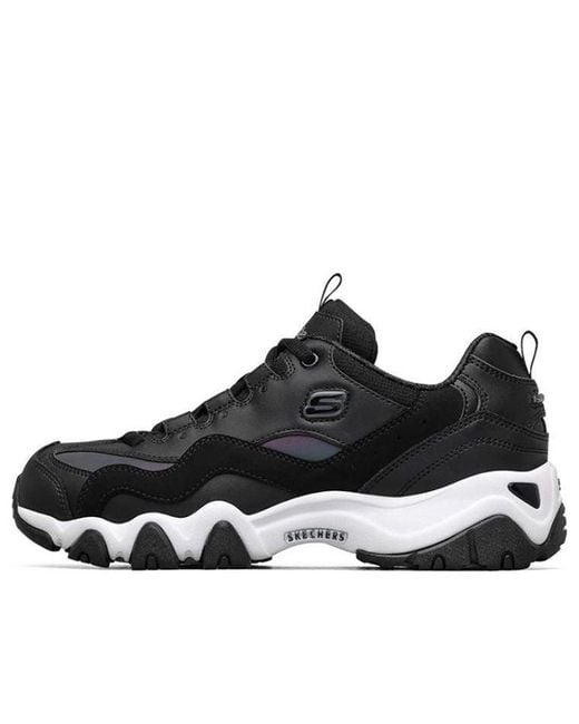 Skechers Black (Wmns) D'Lites 2.0 Running Shoes