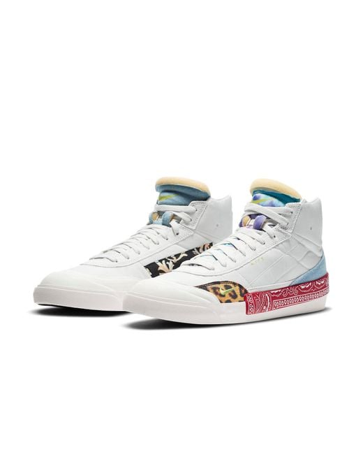 Nike White Drop-Type Mid for men