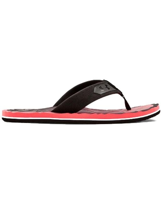 Under Armour Red Marathon Key 4 Sandal Beta' for men