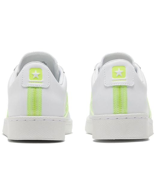 Converse White Pro Leather Low 'Hi-Vis Collection for men