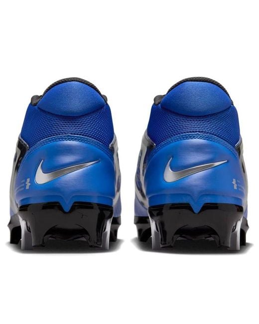 Nike Blue Alpha Menace 4 Pro Football Cleats for men