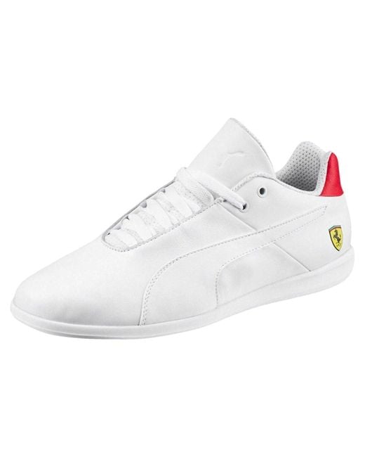PUMA White Ferrari Future Cat for men