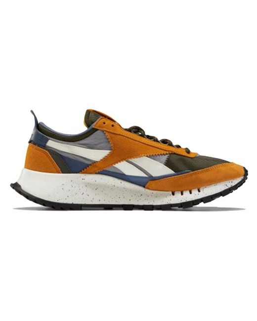 Reebok Blue Classic Leather Legacy 'Splatter Paint for men