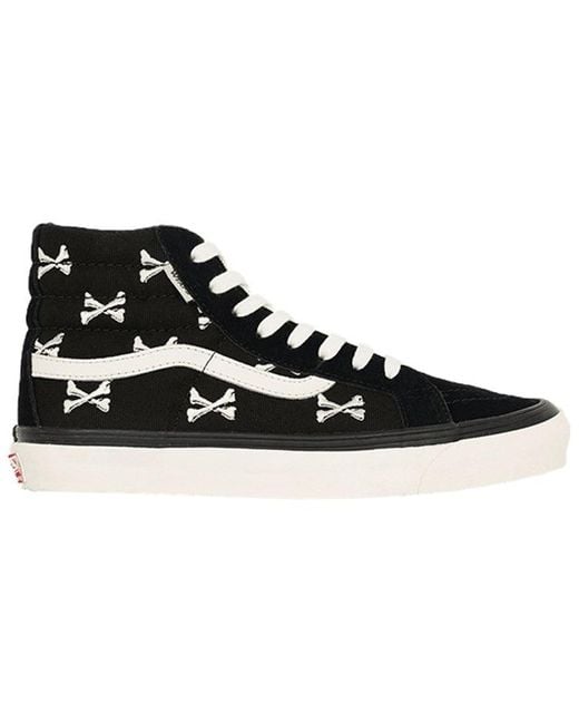 Vans Black Wtaps X Og Sk8-Hi Lx 'Bones' for men