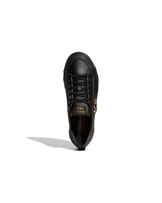 Adidas Black (Wmns) Originals Nizza Trefoil 'Carbon'