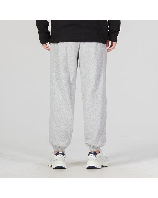 PUMA Gray Team Pants Tr Logo Pants for men