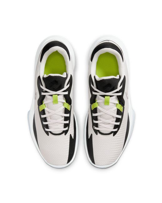 Nike White Precision 6 Basketball Shoes for men