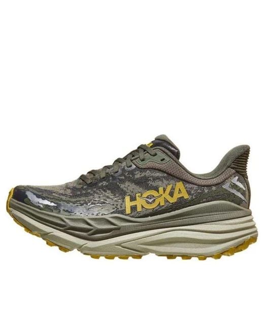Hoka One One Brown Stinson 7 Haze Forest Cover' for men