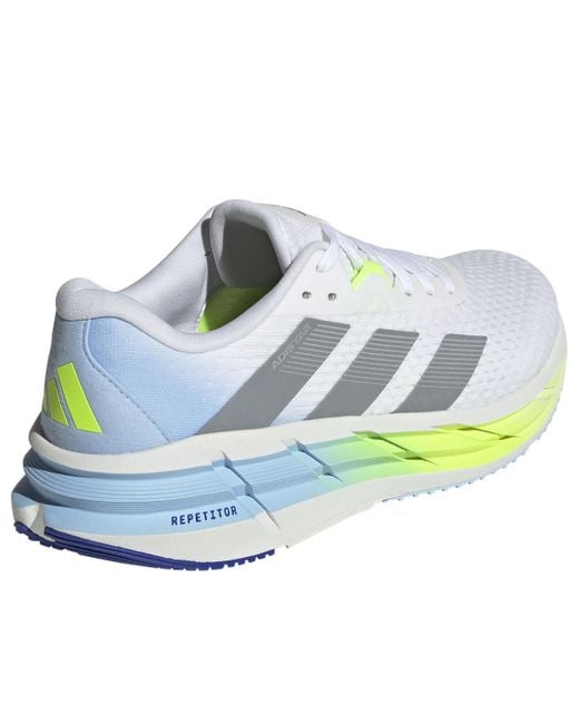 Adidas Blue Adistar 3 'Cloud Lucid Lemon' for men