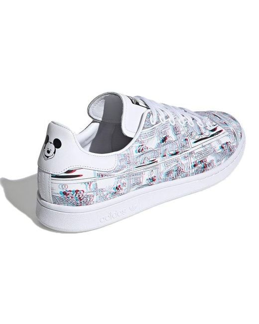 Adidas Blue Disney X Stan Smith 'Mickey Mouse Comic Strip' for men