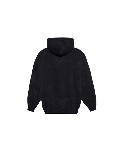 Balenciaga Blue (Wmns) Multi-Color Logo Printing Hoodie