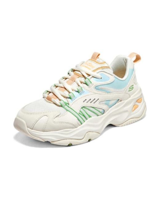 Skechers White (Wmns) D'Lites 'Cream Mint'
