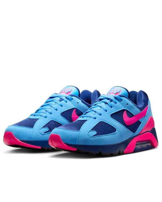 Nike Blue Air 180 Shoes for men