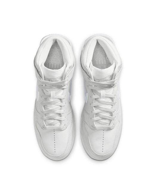Nike White X Slam Jam Dunk High Platinum' for men