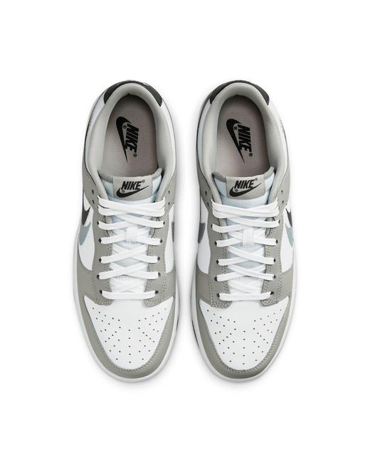 Nike White Dunk Low 'Spray Paint Swoosh' for men