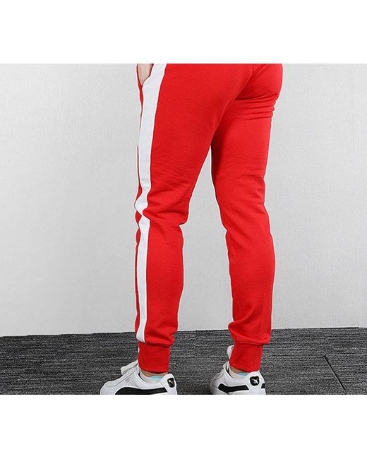 PUMA Red Iconic T7 Track Pants for men