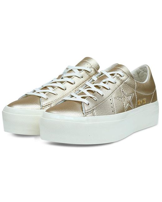 Converse White (Wmns) One Star Platform Ox