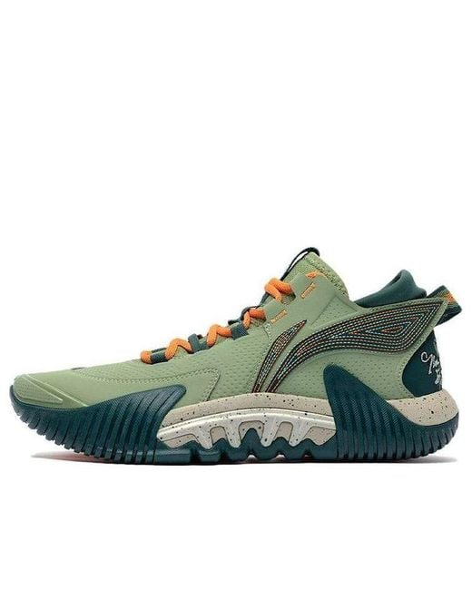 Li-ning Green 2 Low Shock Absorption Low Tops for men