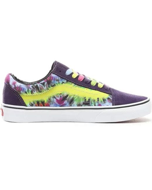 Vans Blue Old Skool 'Tie Dye' for men