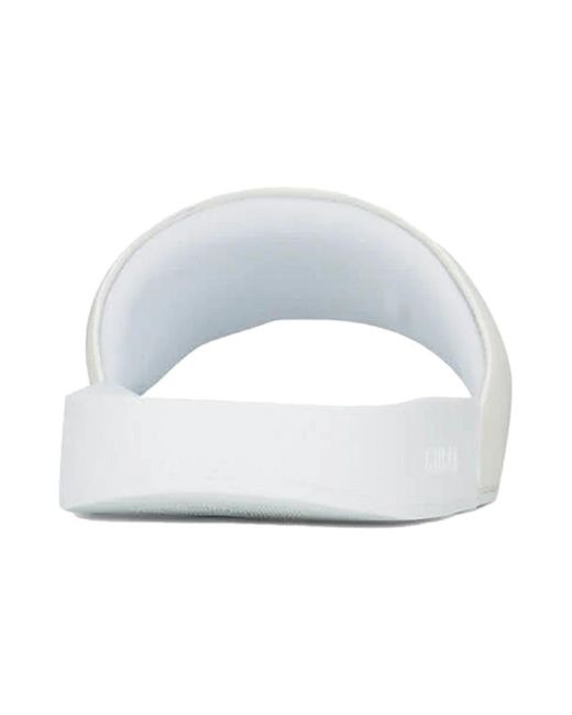 Gucci White Gg Pattern Leather Slipper for men
