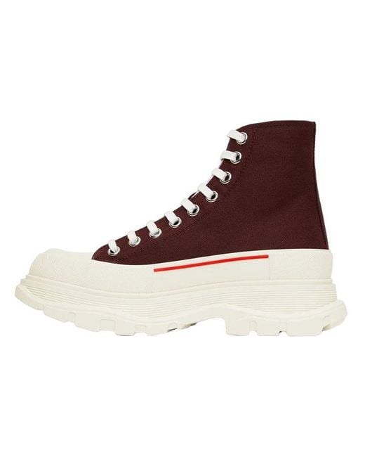 McQueen Brown Tread Slick Boots for men