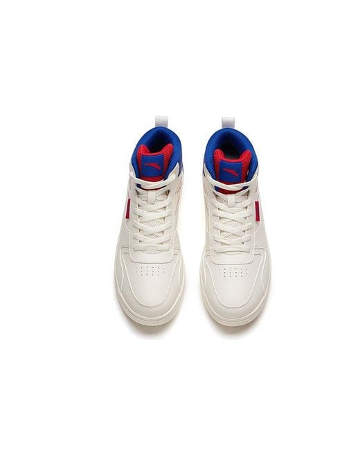 Anta Blue Skateboarding Series Sneakers High for men