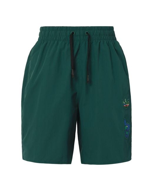 Adidas Green Originals Artist Shorts Pocket Sports Drawstring for men