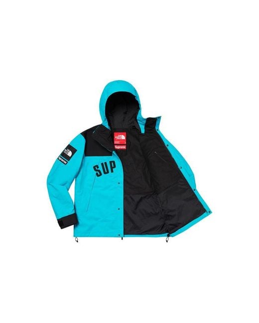 Supreme Ss19 X The North Face Arc Logo Mountain Parka Lightblue