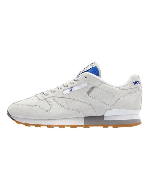 Reebok White Kendrick Lamar X Classic Leather 'Skull' for men