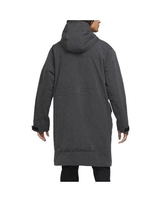 Nike Blue X A Ma Maniere Hooded Trench Coat Asia Sizing for men
