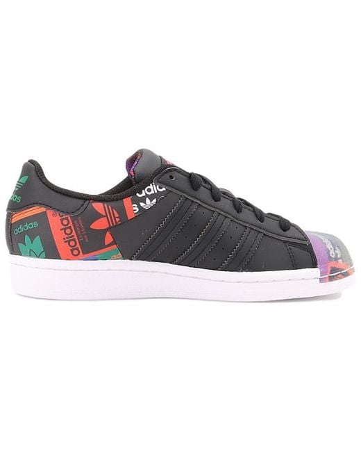 Adidas Black Originals Superstar Shoes 'Core' for men