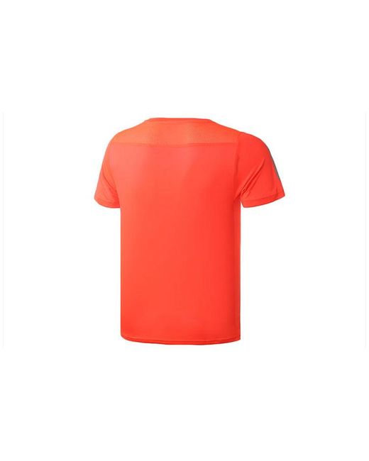 Adidas Red Gym Breathable Short Sleeve for men