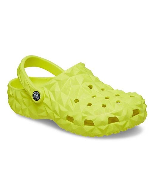 CROCSTM Yellow (Wmns) Classic Geometric Clogs