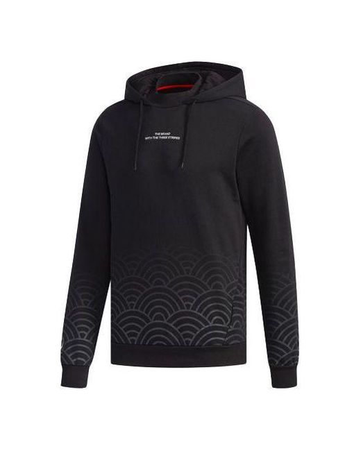 Adidas Blue Neo Sweat Hoody Knitted Hooded Sweater for men