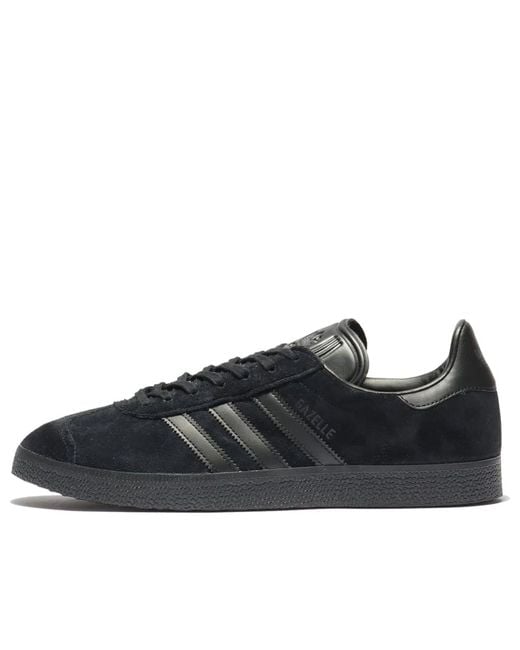 Adidas Black Gazelle Shoes 'Core' for men