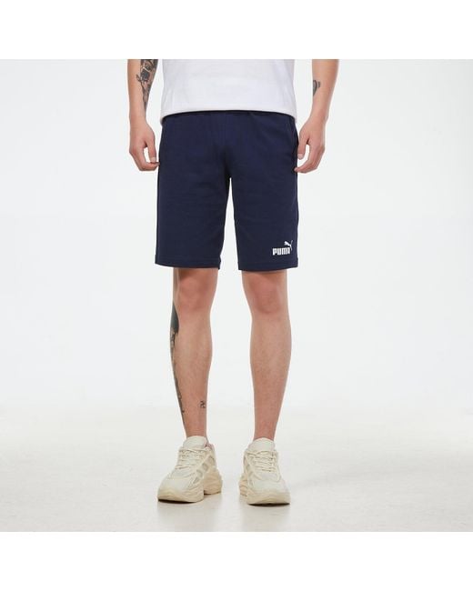 PUMA Blue Essentials Short 12" Cotton for men