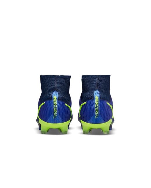 Nike Blue Mercurial Superfly 8 Elite Fg 'Recharge Pack' for men