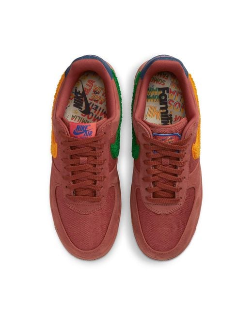 Nike Red Air Force 1 Low 'La Familia' for men