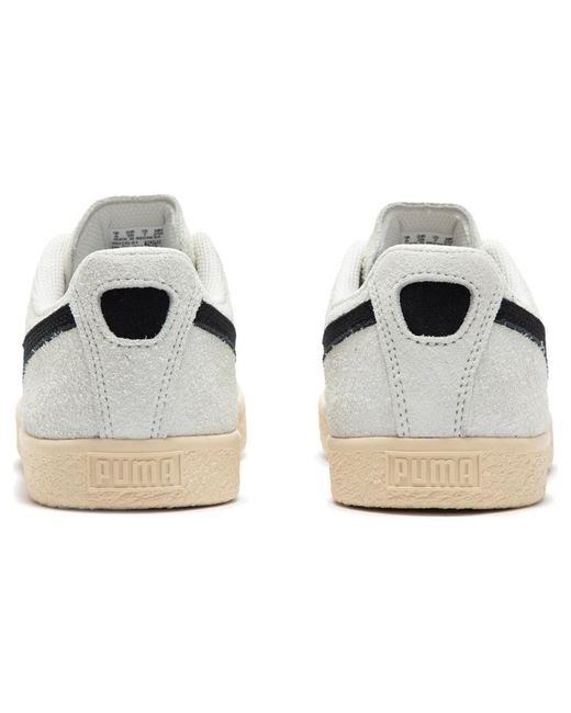 PUMA White Clyde 'Hairy Suede for men