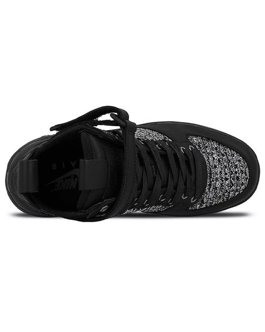 Nike Black (Wmns) Lunar Force 1 Flyknit Workboot 'Oreo'