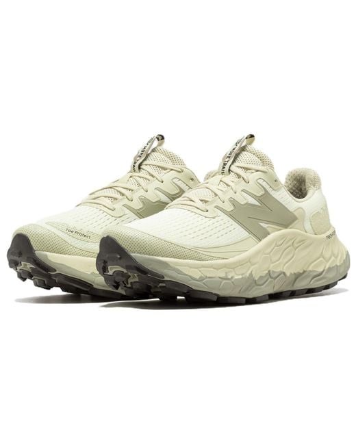 New Balance White Fresh Foam More Trail V3 'Pistachio Butter' for men
