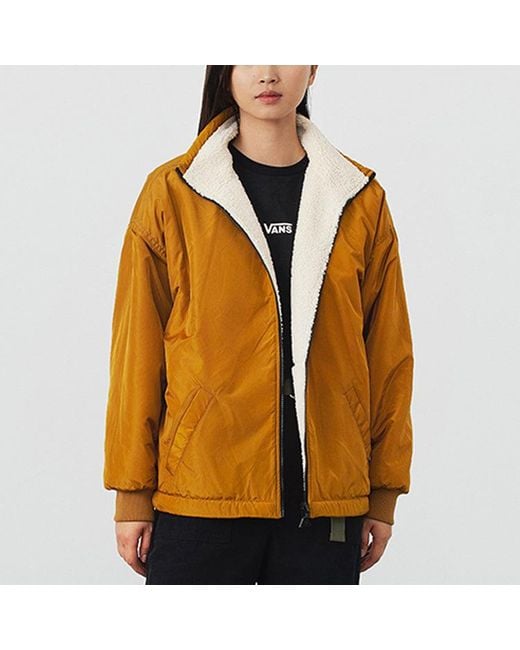 Vans Natural Faux Sherpa Jacket Reversible Coat for men