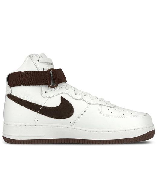 Nike Air Force 1 High Retro Qs 'white Chocolate' in Metallic for Men | Lyst