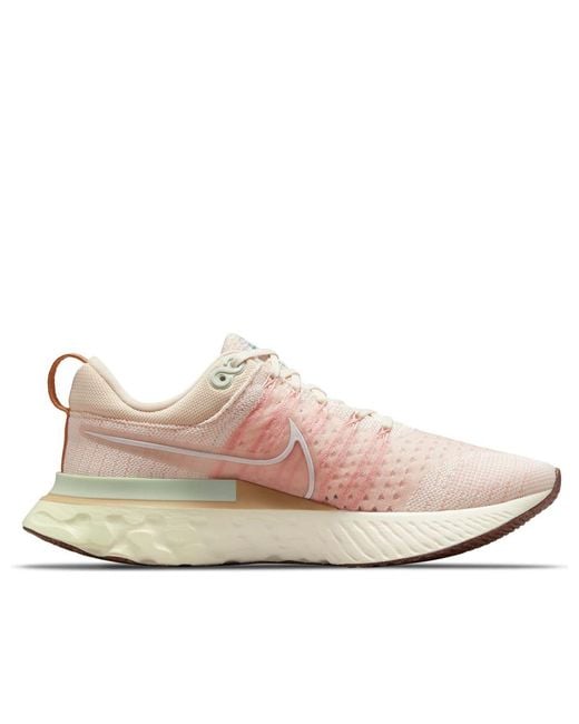 Nike Pink (Wmns) React Infinity Run Flyknit 2 'Cashmere'