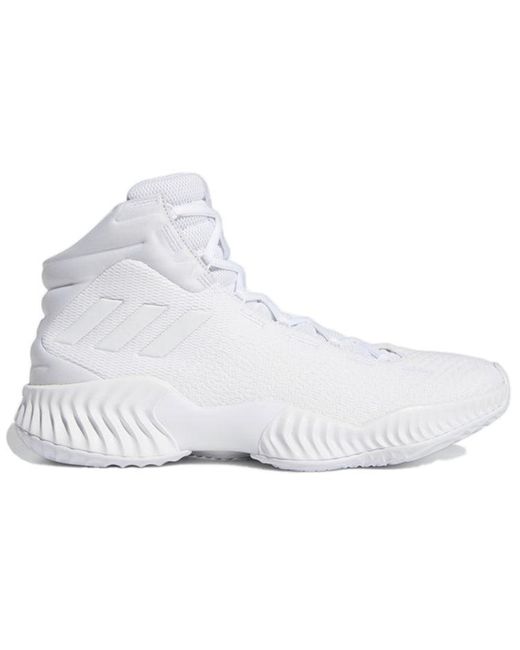 Adidas White Pro Bounce 2018 Sneakers 'Cloud' for men