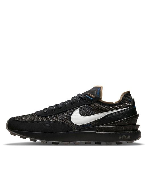 Nike Black Waffle One Iron' for men