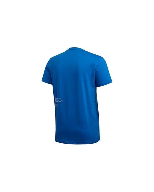 Adidas Blue T-Mac Legacy Basketball Sports Round Neck Short Sleeve for men