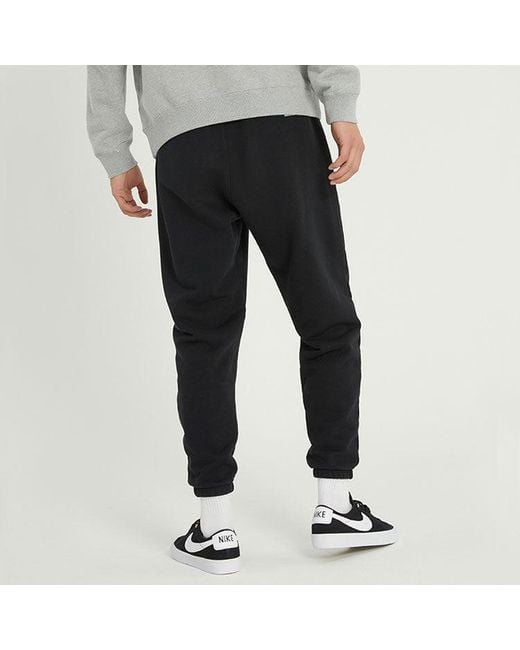 Nike Black J Cny Pant New Year's Edition Logo Embroidered Knit Bundle Feet Sports Pants/Trousers/Joggers for men